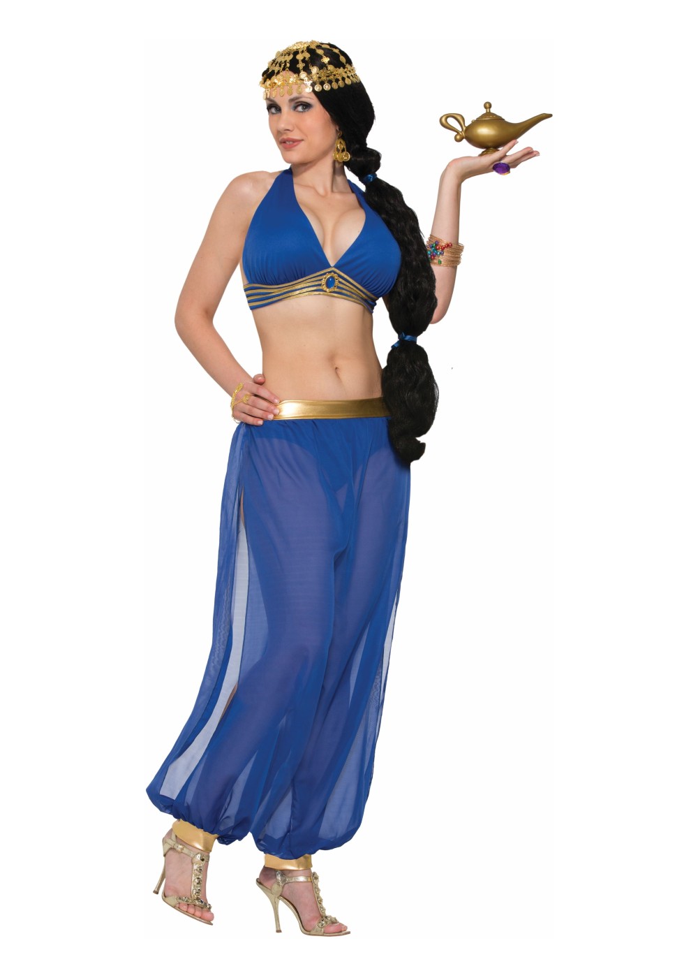 Desert Princess Dancer Blue Women Costume